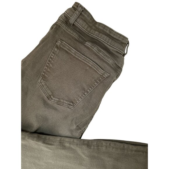 Warp + Weft Olive Green Slim Fit Stretch Jeans Size 34X30 Mens Denim Pants - Picture 5 of 8